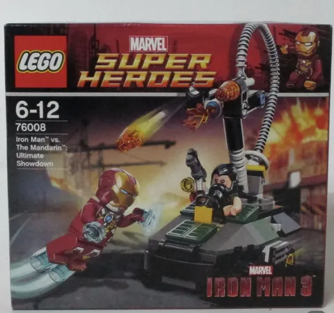 LEGO Marvel 76008 Iron Man vs The Mandarin Ultimate Showdown Heartbreaker New
