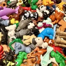 LEGO Animals Lot 25 Random Small & Medium Zoo Farm Pet Ocean Wildlife Figures