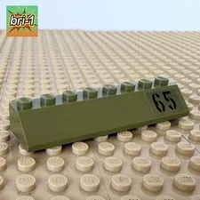 LEGO Avengers Assemble: Olive Green Hydra Car Panel 2 x 8, 4445, 76017, 2014