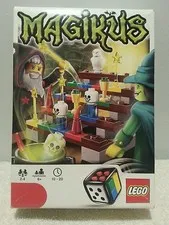 LEGO Games Set MAGIKUS 3836 Castle Owl Magic Wand Bat Die Skulls COMPLETE nice!