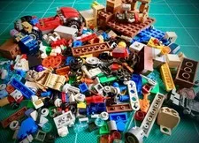 LEGO Mixed Parts Lot Car Thor Thanos Minifigures Accessories Incomplete Bulk