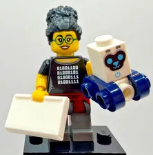 LEGO 71025 CMF Series 19 Coder Girl Programmer Minifigure col19-5 Complete New