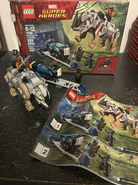 LEGO Marvel Black Panther: Rhino Face-Off by The Mine (76099)