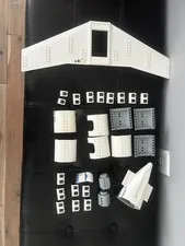 Vintage Lego 7893 Passenger Place Parts. Rare piece lot, Incomplete, Parts only