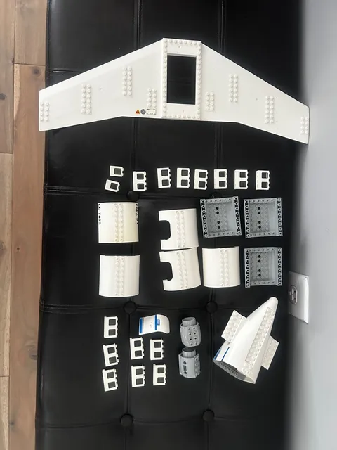Vintage Lego 7893 Passenger Place Parts. Rare piece lot, Incomplete, Parts only