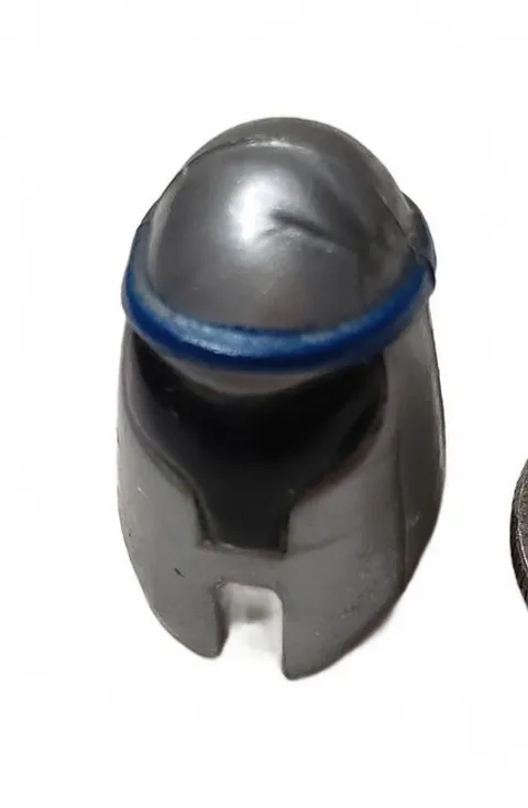 LEGO Star Wars Silver Helmet – Mandalorian / Trooper Minifigure Part
