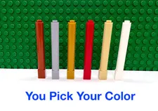 LEGO Wall Brick 1x1x6 Column Pillar "You Pick Your Color and Qty" NEW