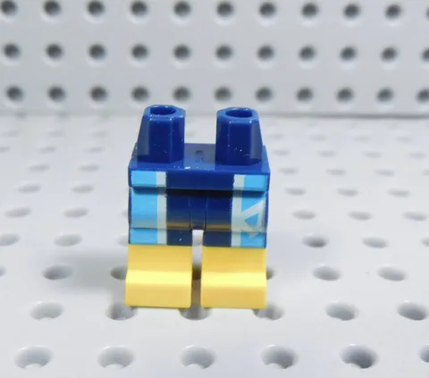 LEGO Dark Blue w/ Yellow Printed Diver Surfer Legs Pants Minifig AY