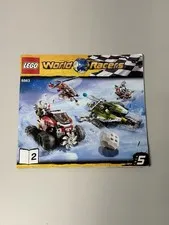 LEGO World Racers 8863 Race 5 Instruction Manual Book 2 Only