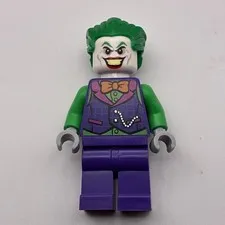 lego BATMAN Minifigure THE JOKER 6863 2 Faced Funhouse Minifig SUPERHEROES Figs