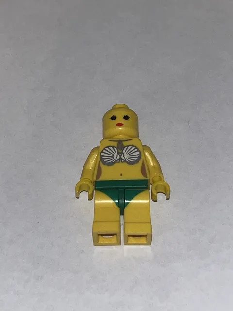 LEGO Minifigure Torso Bikini Girl Mermaid Shell Bra and Star Necklace Beach Gal