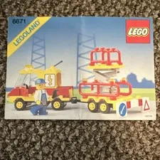 LEGO LEGOLAND 6671 Illustrated Instruction Manual Booklet, MPN 6671