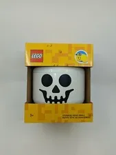 Lego Storage Head Skeleton Skull Small New in Box Halloween