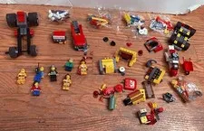 Mixed Lot of Lego City Fire Rescue Mini Figures Fireman Some Sealed