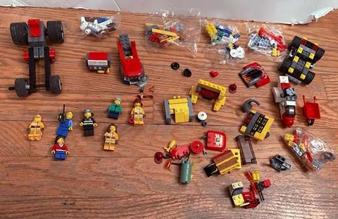 Mixed Lot of Lego City Fire Rescue Mini Figures Fireman Some Sealed