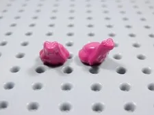 LEGO Lot of 2 Magenta Pink Tree Frogs Frog Animal Minifig BT