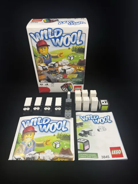 LEGO Games Board Game Wild Wool Limited Edition # 3845 Open Box COMPLETE