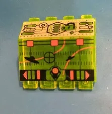 LEGO UFO Computer Screen Trans Neon Yellow Printed Clear Target Tubes Wires