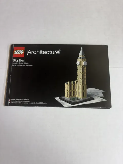 LEGO Architecture Big Ben No. 21013 MANUAL ONLY