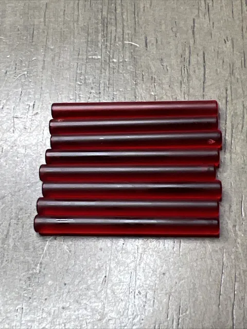 LEGO 30374 Trans-Red Bar 4L (Lightsaber Blade / Wand) x8