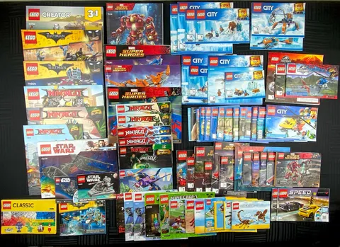 Lego Instruction Manuals Booklets Huge Mixed Lot Set 75 Books