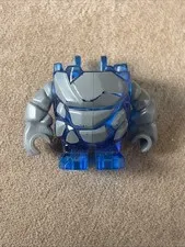 Lego Glaciator Trans blue Rock Monster Power Miners minifigure pm004 Incomplete