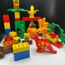 Lego Duplo #2600 Prehistoric Caveman Dinosaurs 25 Original PC. + 19 More VIDEO