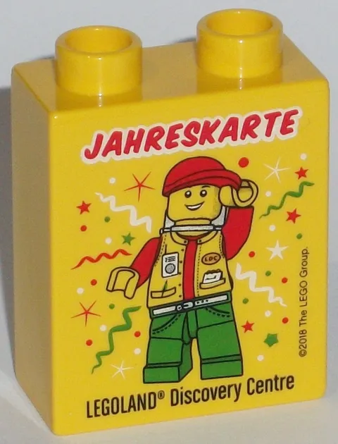 LEGO LEGOLAND Collectible Brick Special Brick Annual Card 2018 Discovery Centre