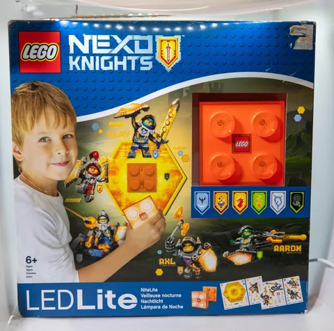 Nexo Knights Lego LED Lite Nitelite RARE Out of Print 2016 SEALED NEW