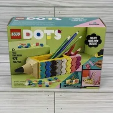 NEW SEALED Lego DOTS Pencil Holder Set 40561 Fast Shipping Great Teacher Gift