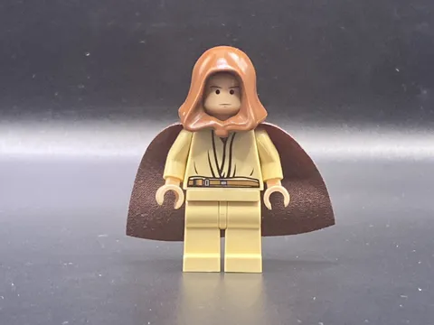 LEGO MINIFIGURE STAR WARS OBI-WAN KENOBI - YOUNG - BROWN CAPE SW0173
