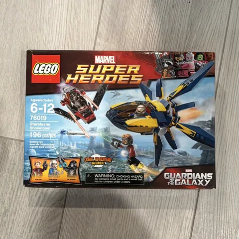 LEGO Marvel Guardians of the Galaxy Starblaster Showdown 76019 196pc Box 6-12