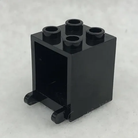 LEGO 4345 Black Container, Box 2 x 2 x 2 (x1)