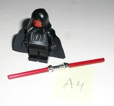 Lego Star Wars DARTH MAUL w/ Hood & Cape Minifigure 7101 7151 7663 3340 *A4*