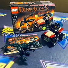 LEGO 7473 Dino Attack Street Sprinter vs Mutant Lizard 100% Complete Box Manual
