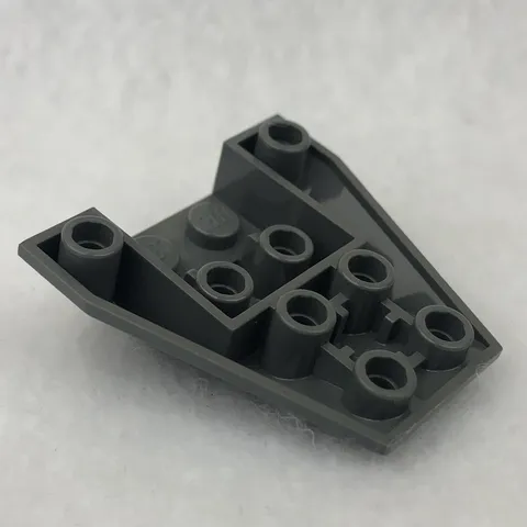 LEGO 13349 Dark Bluish Gray Wedge 4 x 4 Triple Inverted W/ Connections (x1)