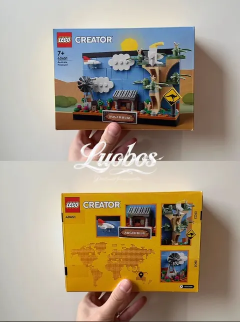 LEGO Postcard Series – Australia Postcard 3D Landmark Display Set | In Stock New