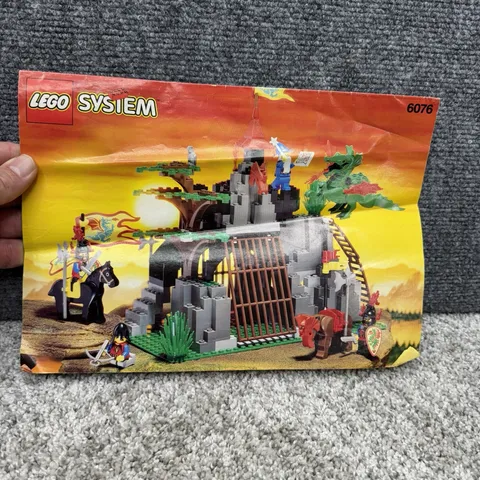 Vintage Lego System  Manual instructions only  6076   (AS IS with wear)