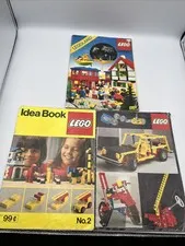 Legoland Lego 6000 Idea Book 1980, Idea Book No.2 1977, Expert Builder 1978 3pc