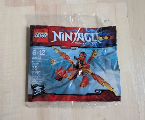 New in Sealed Polybag LEGO NINJAGO: Kai's Mini Dragon (30422)