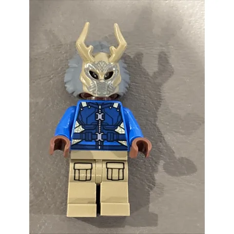 Lego Erik Kilmonger Minifigure #sh0469 Set #76100 Royal Talon Brand New