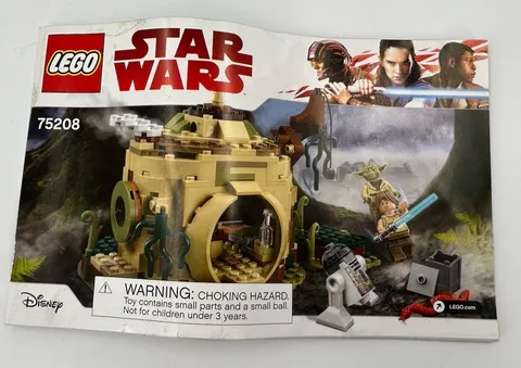 Lego Star Wars 75208 Instructional Manual Only 2018