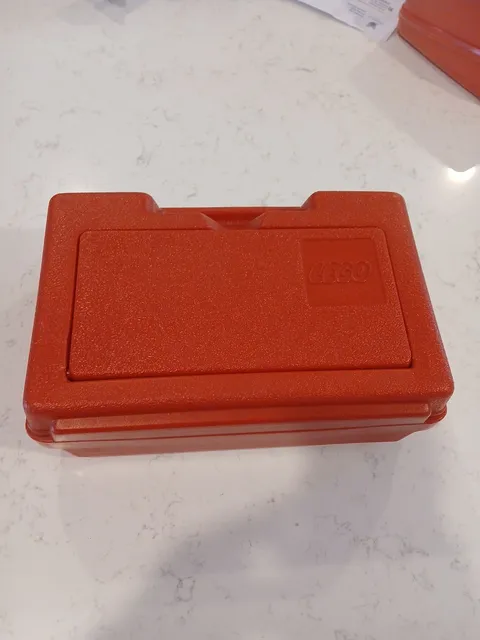 Vintage LEGO 06082 Red Plastic Storage Carrying Case 1982