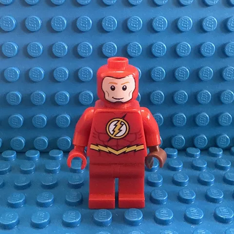 Lego Justice League Minifigure - The Flash (sh0473) Gold Outlines 76098 211904