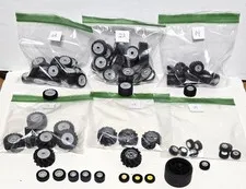 LEGO Tires and Wheels Various Sizes Over 250 Pieces!