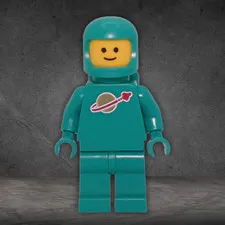Lego 21358 Teal Spaceman Minifigure-Classic Vending Machine Set-Rare idea227 Lot