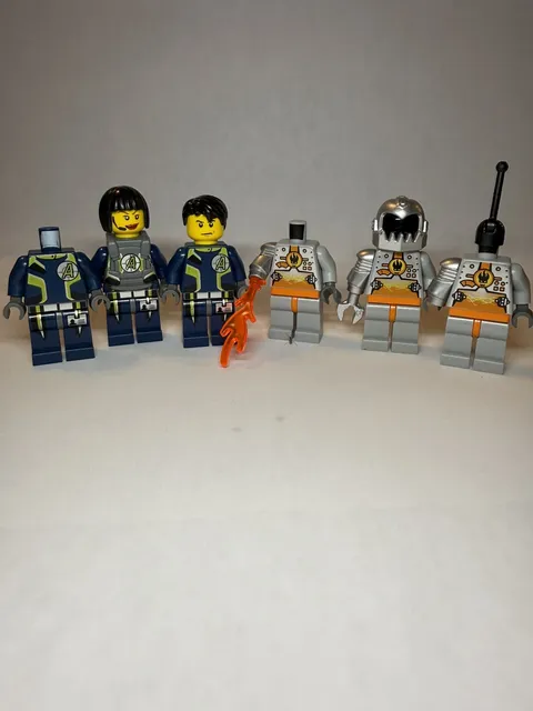 LEGO Agents Lot Of 6 Agent Chase Swift Magma Commander Drone