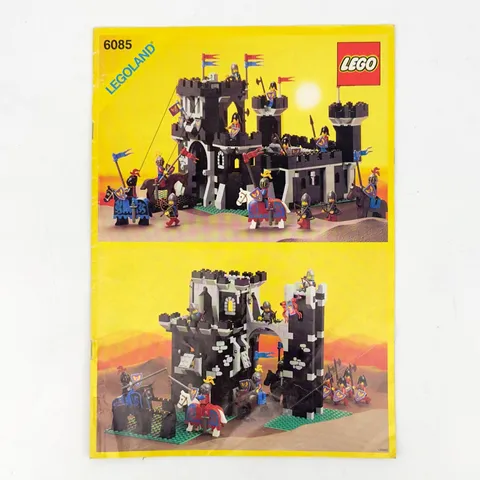 Lego Black Knights Monarch’s Castle 6085 - Instruction Manual ONLY
