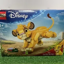 LEGO Disney Simba the Lion King Cub Disney Toy 43243 Sealed Box 222pcs