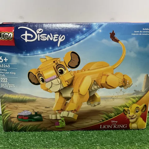 LEGO Disney Simba the Lion King Cub Disney Toy 43243 Sealed Box 222pcs